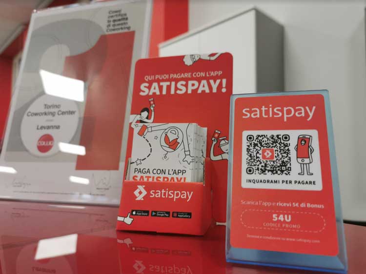 satispay a torino coworking center